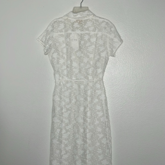 Rumer The Label Semi Sheer Billie Shirt Maxi Dress Cover Up Size Medium BNWT - Picture 6 of 8